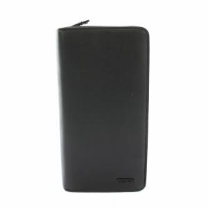 長財布 ラウンドジップ 小銭入れ レザー 黒 ブラック /YT