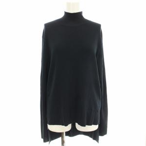 22SS クリアドライタートル 531-2270817 ニット カットソー 長袖 38 ネイビー 紺 /G