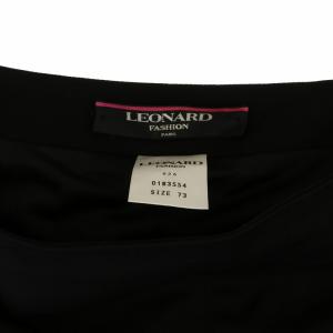 LEONARD FASHION スラックスパンツ 73 黒 /BM