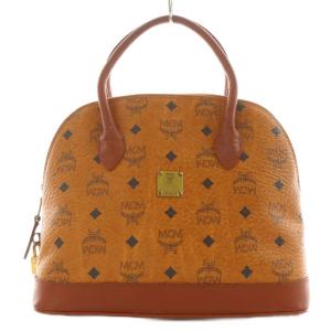 ミニボストンバッグ ハンドバッグ 総柄 レザー 茶 ブラウン 黒 ブラック /AN3