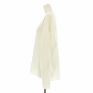 GALLARDAGALANTE 24SS バックスリットブラウスT カットソー 長袖 クルーネック F 白 ホワイト GGZ1041204A0016