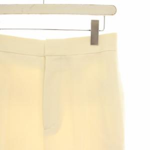 ENFOLD ウールワイドスラックスパンツ ハイウエスト 38 アイボリー 300BA131-2140 /HN