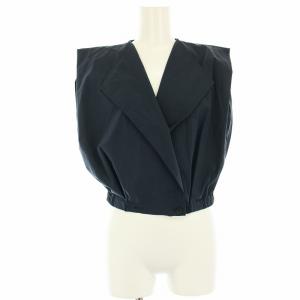 24SS タックスリーブギャザーシャツ Tucksleeve Gather Shirts ブラウス ノースリーブ