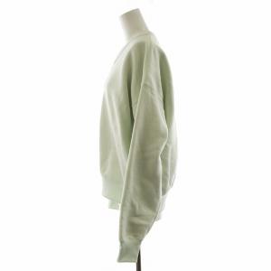 AURALEE 19AW BAGGY POLYESTER SWEAT V-NECK スウェット トレーナー 0 水色 ライトブルー