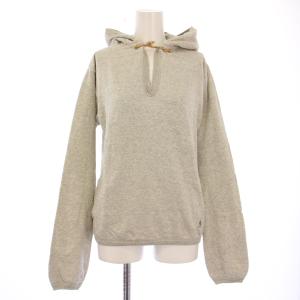 プルオーバーパーカー スウェット 長袖 ストレッチ F グレー /BB