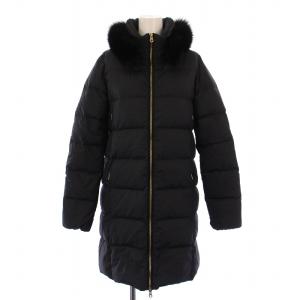 ダウンコート フォックスファー 40 ブラック