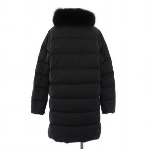 DUVETICA ダウンコート フォックスファー 40 ブラック