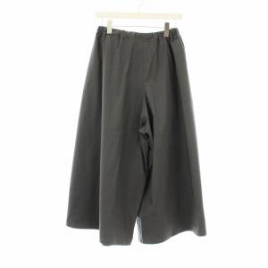 GRAMiCCi 22AW RELUME別注 タックフレアパンツ ガウチョパンツ ワイド スラックス M グレー GLP2-F1039