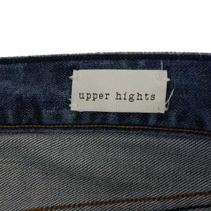 upper hights THE STELLA ボーイフレンドスキニー デニムパンツ ジーンズ ジップフライ USED加工 25