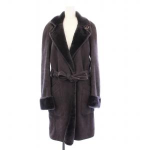 ムートンコート 40 グレー