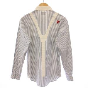 NEIGHBORHOOD SUS.WS/C-SHIRT.LS サスペンダーコットンシャツロングスリーブ 長袖 レギュラーカラー プリント