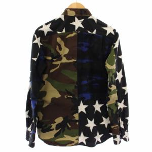 SOPHNET. MULTI MIX FLANNEL B.D SHIRT シャツ 総柄 長袖 S マルチカラー SOPH-156016