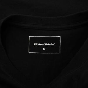 F.C.Real Bristol BIG STAR TEE ビックスターTシャツ 半袖 クルーネック 星柄 ロゴ プリント S 黒 ブラック