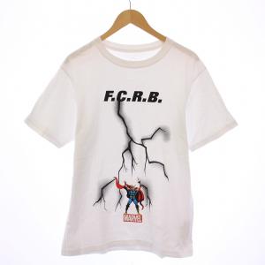 MARVEL マーベル マイティソー Tシャツ 半袖 クルーネック イラスト ロゴ プリント S 白 ホワイト