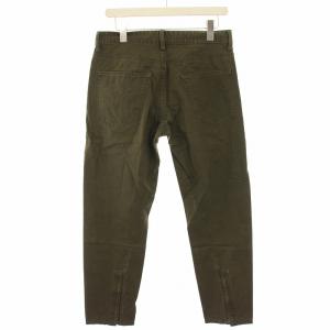 Y's ヨウジヤマモト デニムパンツ ジーンズ テーパード 裾ジップ 4 カーキ YM-P20-014 /HN