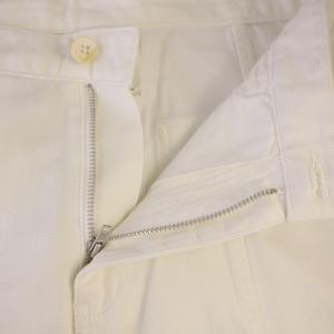 COMME des GARCONS COMME des GARCONS コムコム AD2007 サルエルパンツ ジップフライ S 白 RU-P075 /BM