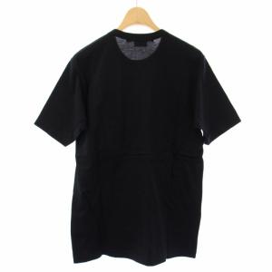 JUNYA WATANABE MAN コムデギャルソン AD2014 Tシャツ カットソー チェック 切替 スタッズ 半袖 S 黒 赤 WN-T001