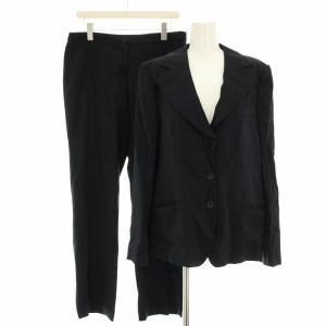 シングルスーツ セットアップ テーラードジャケット アウター 総裏地 スラックスパンツ ジップフライ ウール