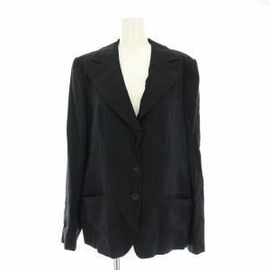 EMPORIO ARMANI シングルスーツ セットアップ テーラードジャケット アウター 総裏地 スラックスパンツ ジップフライ ウール