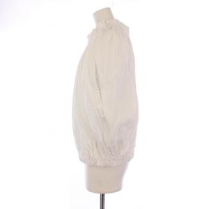 COMME des GARCONS COMME des GARCONS コムコム AD2019 ブラウス シャツ 半袖 シャーリング XS 白 RE-B012 /BM