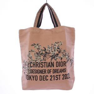 夢のクチュリエ展 トートバッグ ハンドバッグ キャンバス ピンク /BM