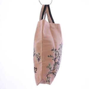 Christian Dior 夢のクチュリエ展 トートバッグ ハンドバッグ キャンバス ピンク /BM