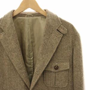 Eddie Bauer EddieBauer テーラードジャケット シングル くるみボタン ロング M 茶 ブラウン ベージュ 001-9964 /HN