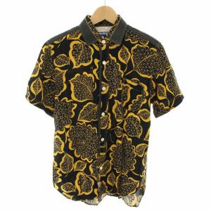 コムデギャルソン COMME des GARCONS AD2016 シャツ 半袖 ボタニカル柄 総柄 S