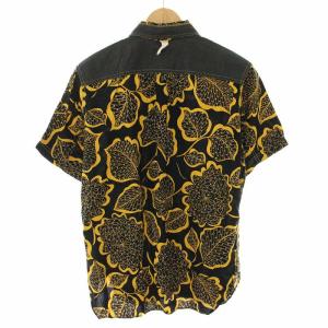 JUNYA WATANABE MAN コムデギャルソン COMME des GARCONS AD2016 シャツ 半袖 ボタニカル柄 総柄 S