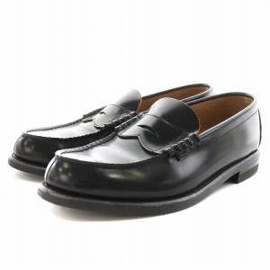 ローファー レザー 25.5EE 黒 ブラック 2177 /AN19