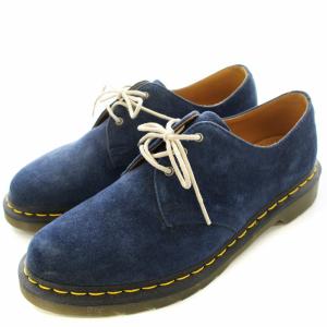 3ホール スエードブーツ 22739 UK8 青 ブルー /G