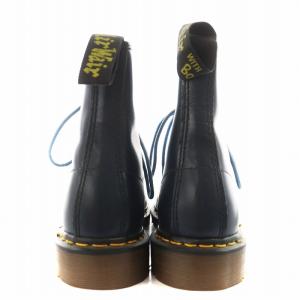 Dr.Martens 8ホール ショートブーツ レザー 英国製 7 紺 ネイビー DH4139 /AN14