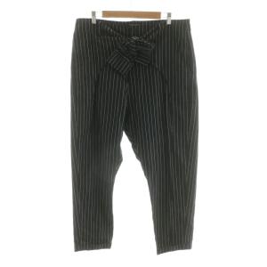 クロップドパンツ ストライプ 3 ブラック GB17SM /NQ