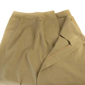 BURBERRY PRORSUM ラップスカート ひざ丈 タイト F38 ベージュ WX103-301 /RO