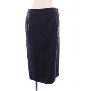 タイトスカート ロング サイドジップ F40 ネイビー 0A12033030 /KH