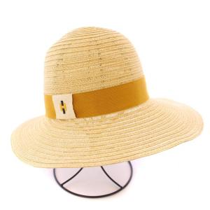 ストローハット 58cm ベージュ