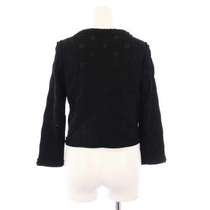 CHANEL 2011年モデル カーディガン ココボタン 36 ブラック P40395K02942