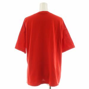 ENFOLD 20SS ニット カットソー 半袖 コットン 38 赤 レッド 300DS270-1260 /AN34