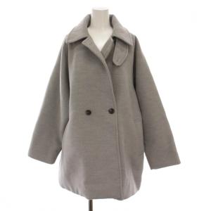 UR TECH ミドル丈コート アウター M グレー DR47-27A104 /YM