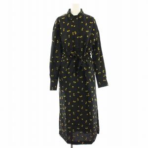 セカンドフィメール SECOND FEMALE EIMY FLOWER シャツワンピース ロング マキシ