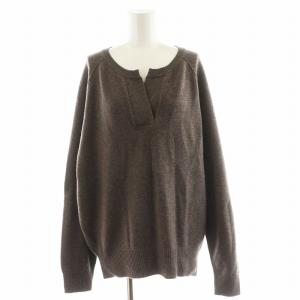 Framework 22AW セットアップ ミドルゲージ天竺ヘンリープルオーバー3 ニット セーター 長袖 タイトスカート