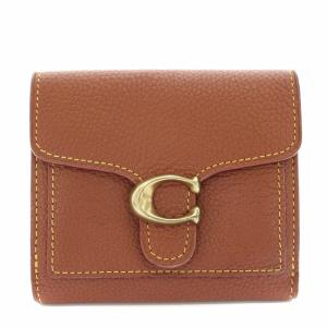 タビー TABBY スモールウォレット 財布 二つ折り 小銭入れ レザー 茶 ブラウン /YT