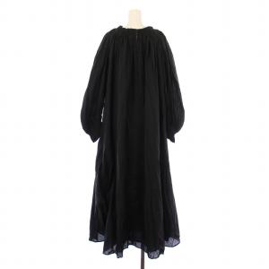 MARIHA NOBLE 春の花のドレス ワンピース 36 ブラック