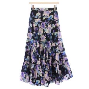 エンジェルのスカート 36 パープル ブラック