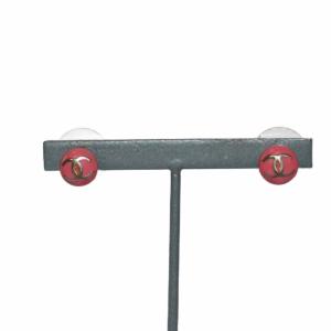 03C ココマーク ピアス サークル ピンク シルバーカラー /KH OH