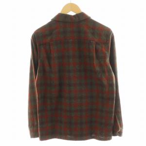 PENDLETON BOARD SHIRT FITTED ネルシャツ 長袖 チェック柄 ウール XS 赤 レッド 緑 グリーン