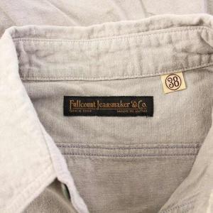 FULLCOUNT 25周年限定 CHAMBRAY SHIRTS シャンブレーシャツ 長袖 38 グレー 4810EX /KH