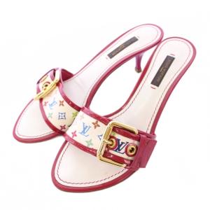 ミュール モノグラム 36 ピンク マルチカラー