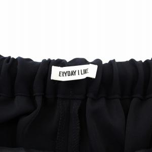 EVERYDAY I LIKE 24AW イージーワイドパンツ タック 36 紺 ネイビー 24030500803130 /KU