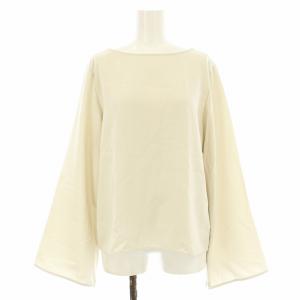 24SS Sofia ジップスリーブ ブラウスシャツ プルオーバー 長袖 ベルスリーブ ベージュ 24051500803010